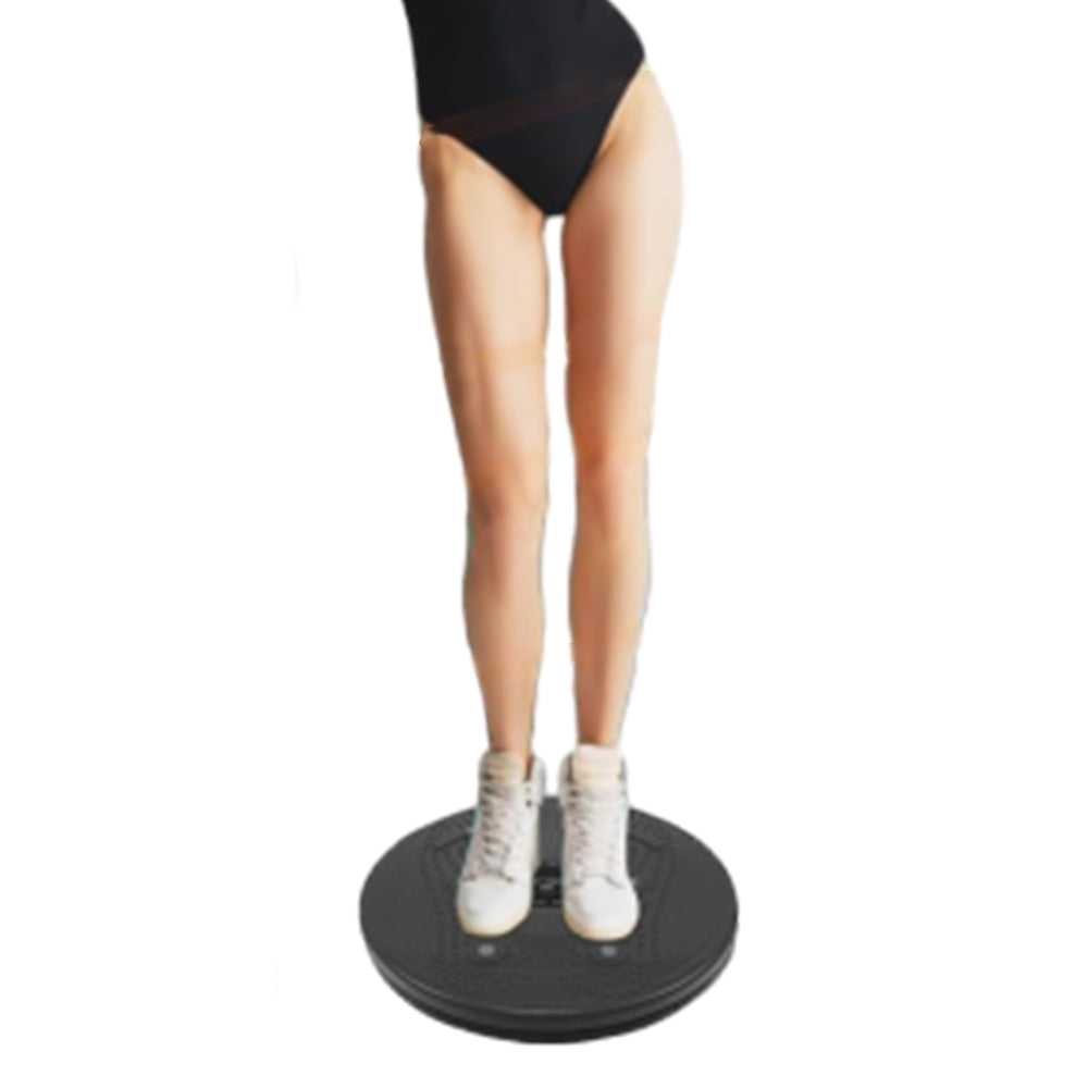 Twist Waist Board Foot Sole Massage Balance Rotating Disc with Drawstring Black