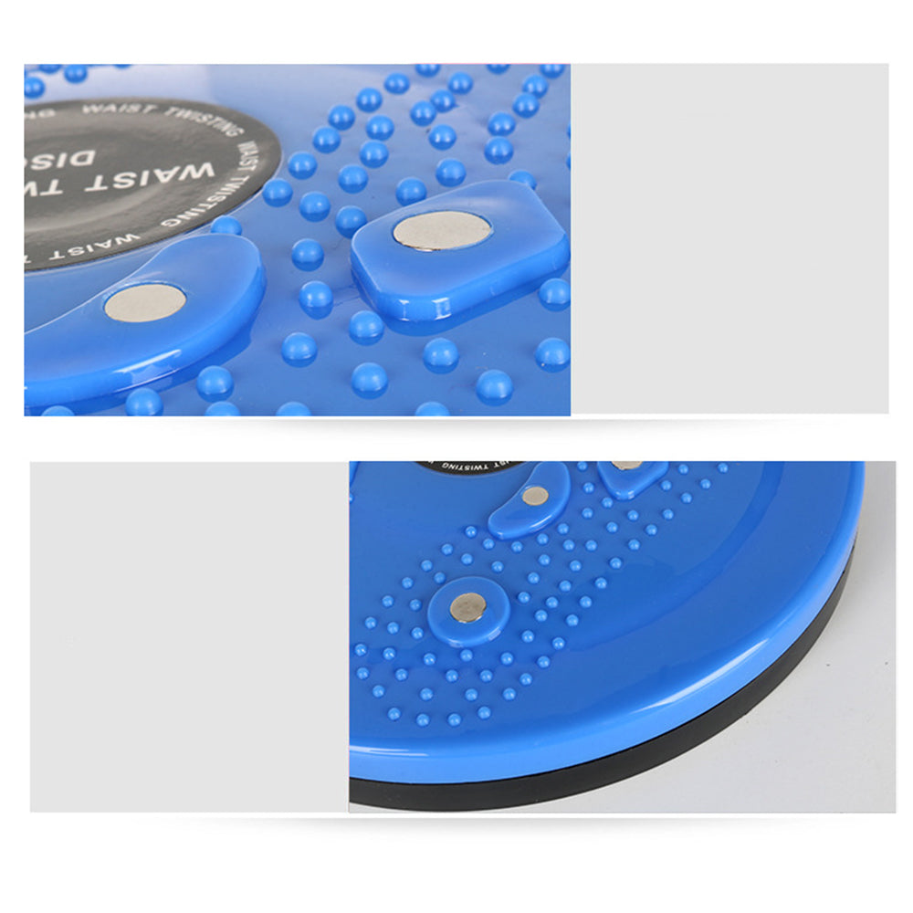 Twist Waist Board Foot Sole Massage Balance Rotating Disc with Drawstring Blue