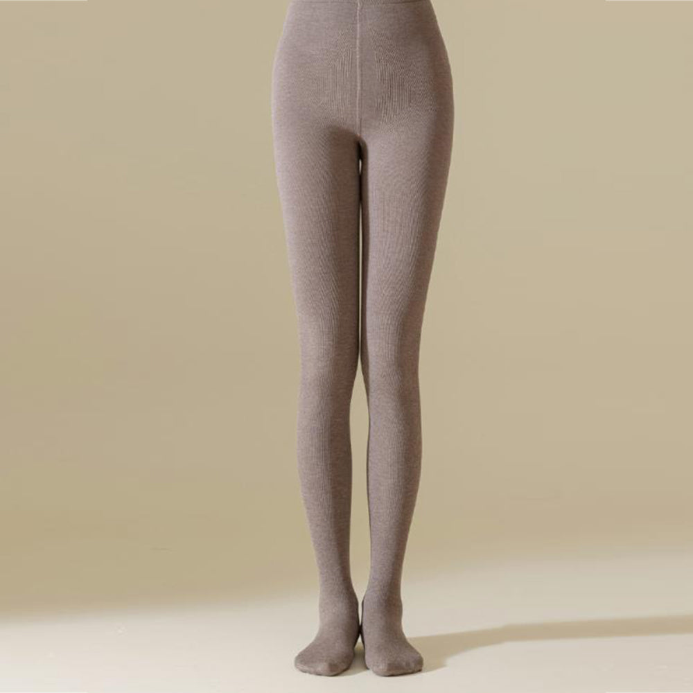 Women's Winter Thermal Lined Legging Warm High Waist Stretch Slim Pant Coffee