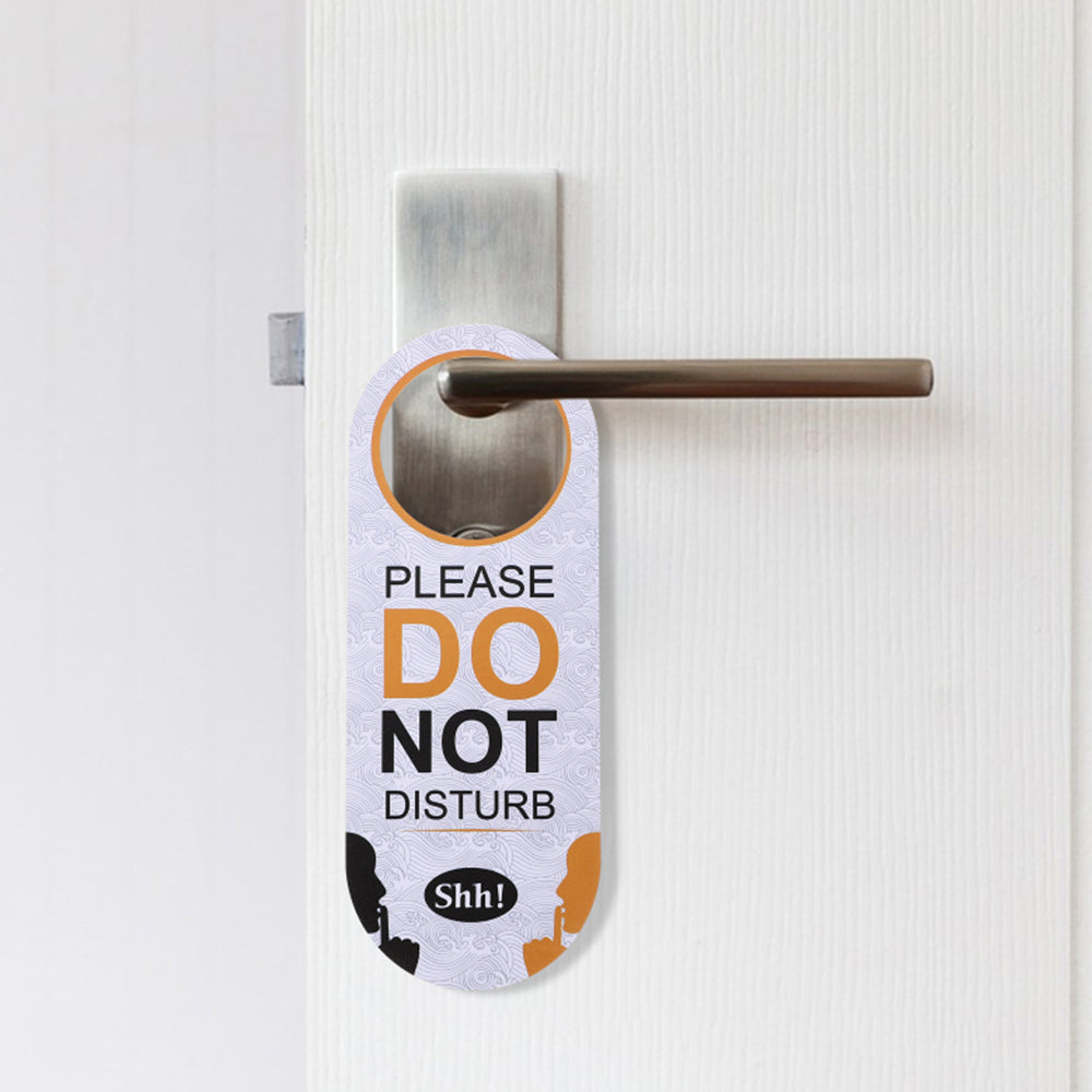 Door Hanger Tag Do Not Disturb Sign Door Knob Hanger Pendant Hanging Label ST1