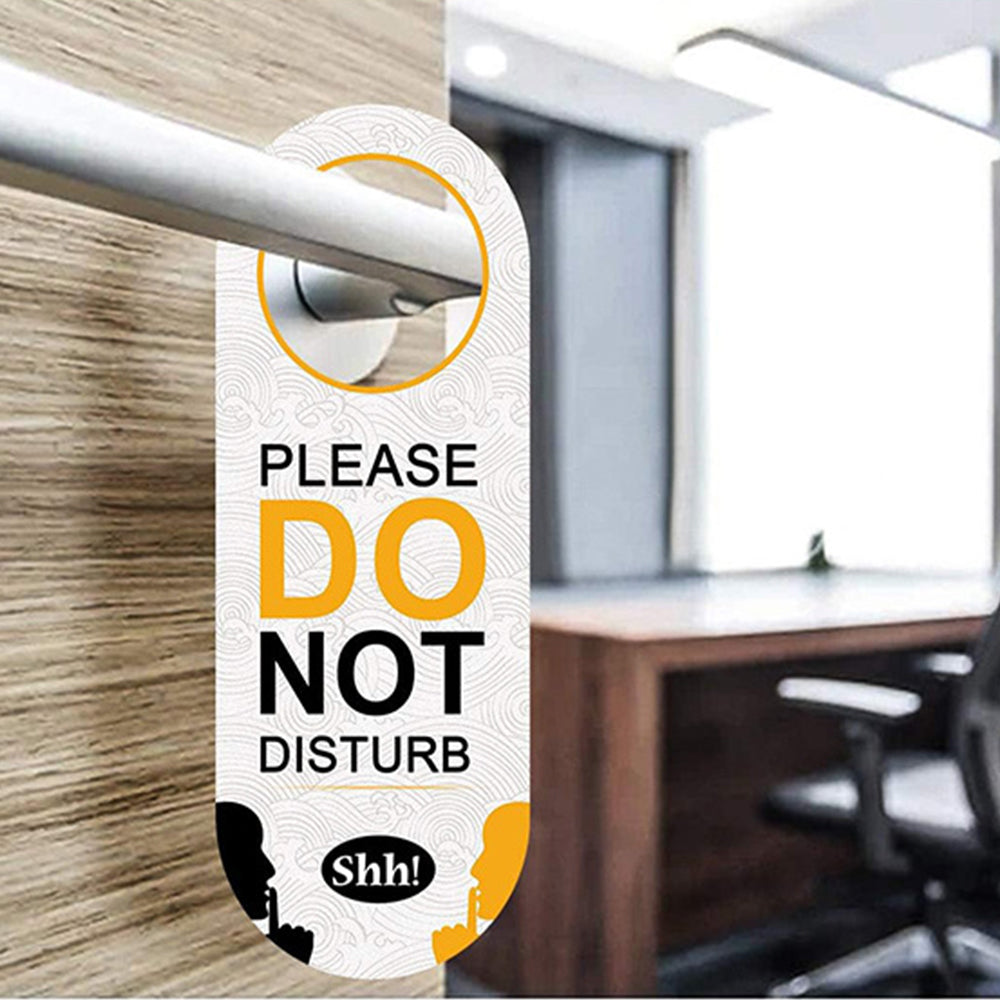 Door Hanger Tag Do Not Disturb Sign Door Knob Hanger Pendant Hanging Label ST1