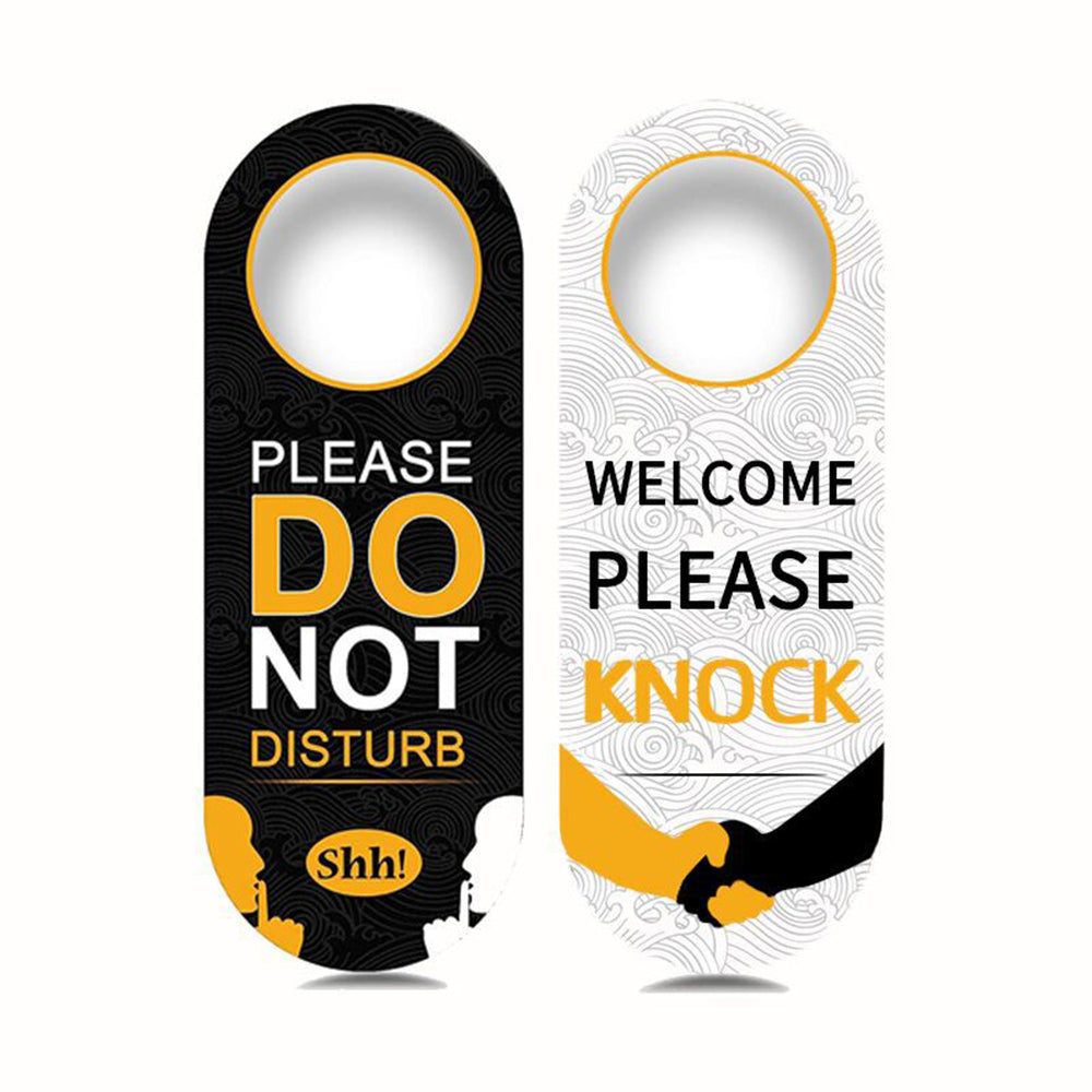 Door Hanger Tag Do Not Disturb Sign Door Knob Hanger Pendant Hanging Label ST2