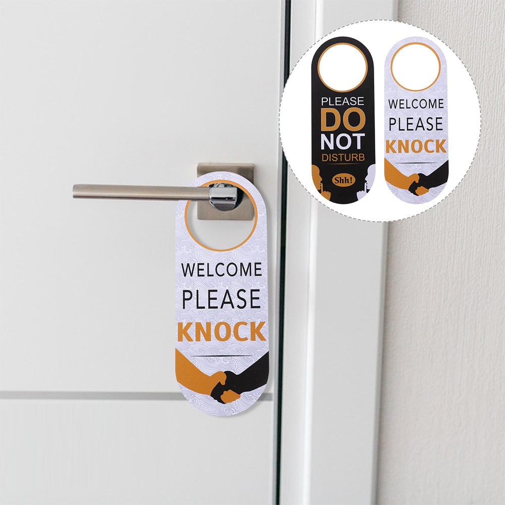 Door Hanger Tag Do Not Disturb Sign Door Knob Hanger Pendant Hanging Label ST2