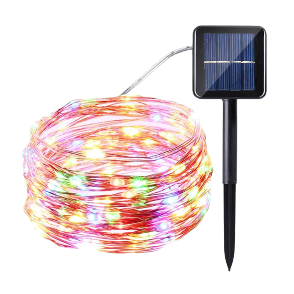 200LED Garden Outdoor Solar Powered Fairy Starry String Light Multicolor Light