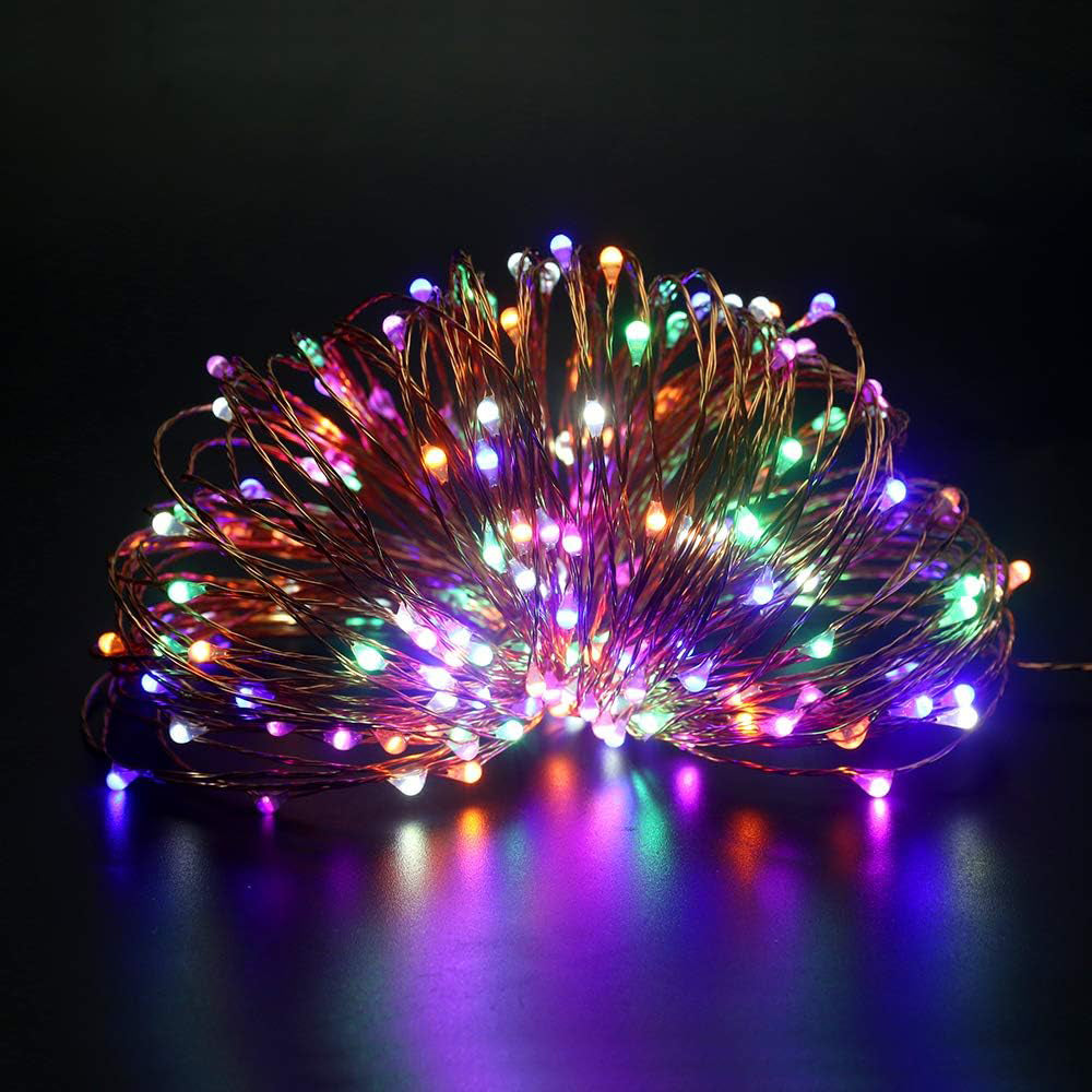 200LED Garden Outdoor Solar Powered Fairy Starry String Light Multicolor Light