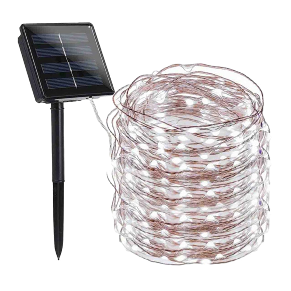 200LED Garden Outdoor Solar Powered Fairy Starry String Light White Light