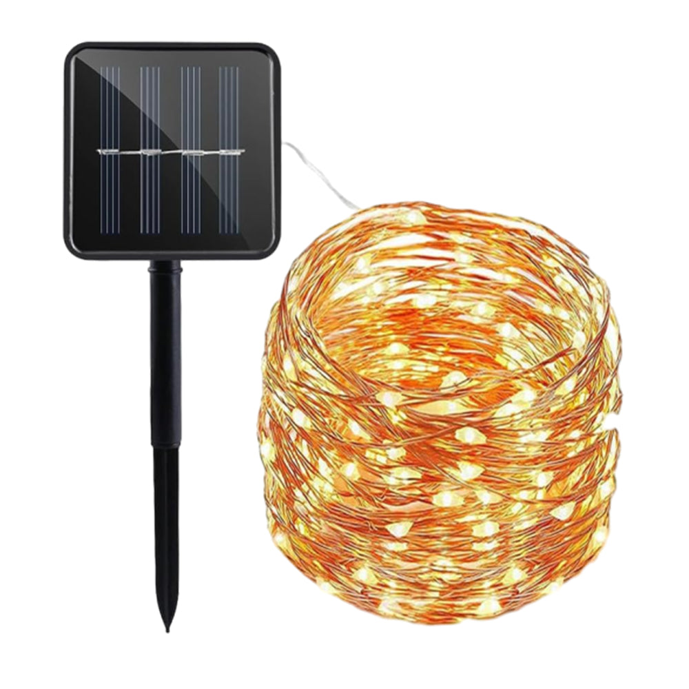 200LED Garden Outdoor Solar Powered Fairy Starry String Light Warm Light