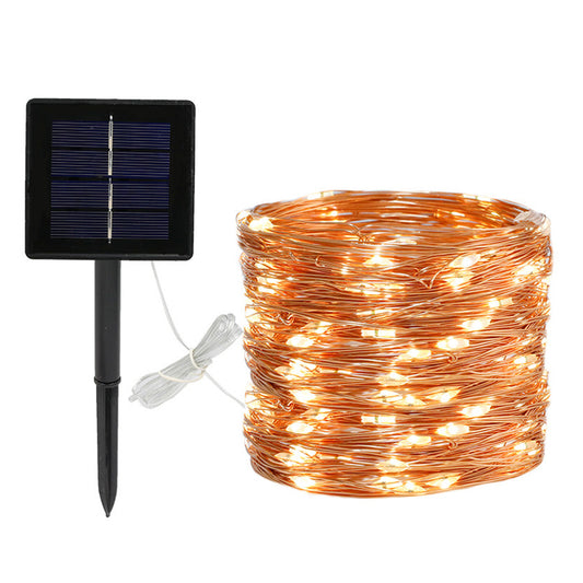 300LED Garden Outdoor Solar Powered Fairy Starry String Light Warm Light
