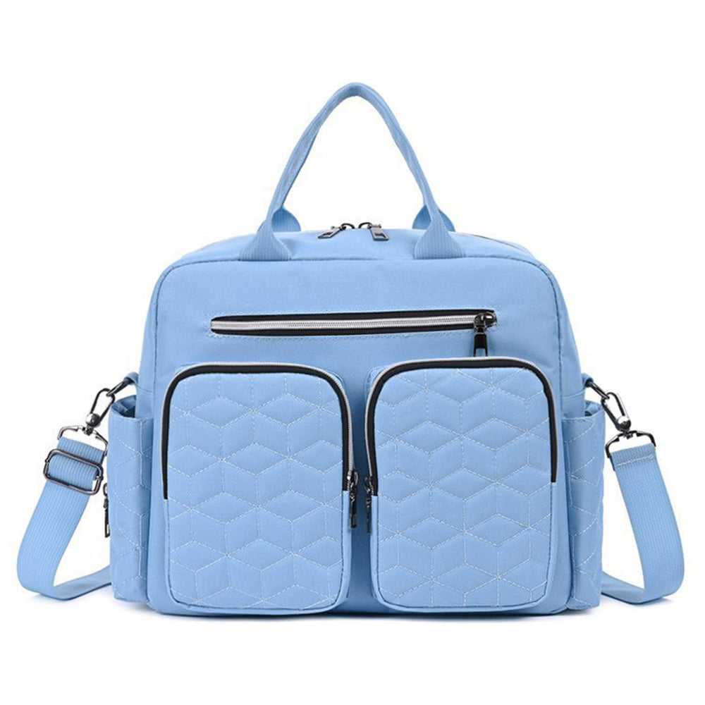 Large Mummy Changing Shoulder Travel Diaper Bag Baby Nappy Tote Handbag Sky Blue