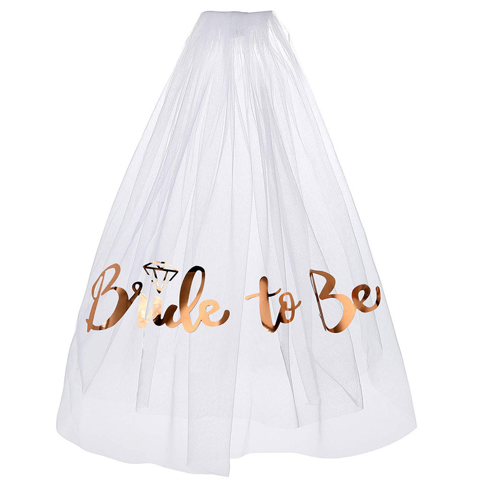 Bride To Be Set Veil Sash Tiara Hens Night Bridal Shower Party Accessories Pink