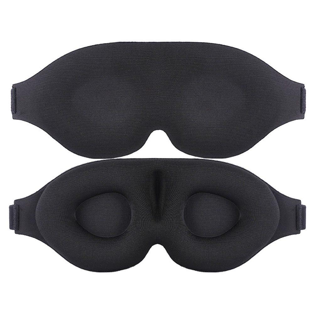 Travel Sleep Eye Mask 3D Memory Foam Padded Shade Cover Sleeping Blindfold Black
