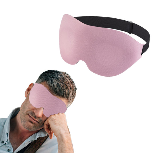 Travel Sleep Eye Mask 3D Memory Foam Padded Shade Cover Sleeping Blindfold Pink