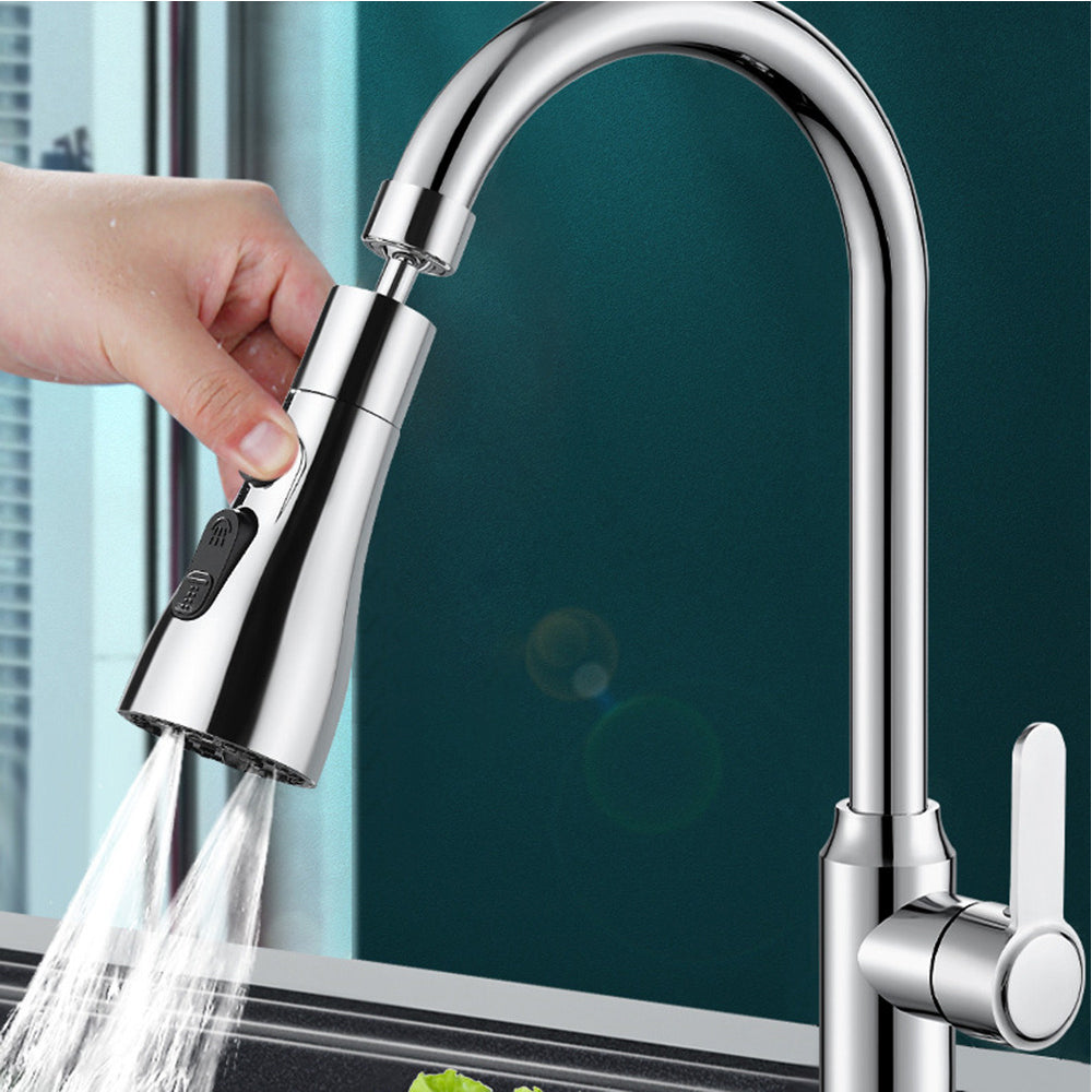 3 Modes Faucet Sprayer 360 Flexible Kitchen Sink Extension Attachment Water Saving Nozzle