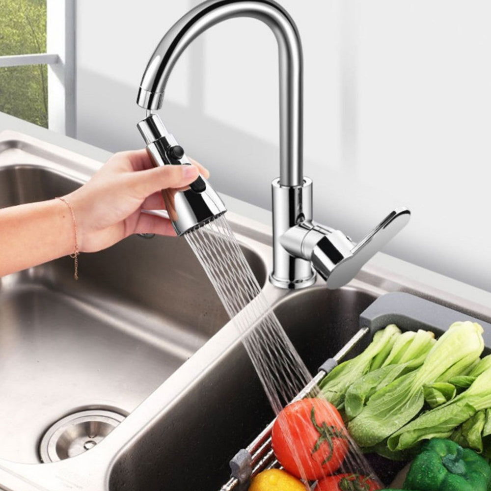 3 Modes Faucet Sprayer 360 Flexible Kitchen Sink Extension Attachment Water Saving Nozzle