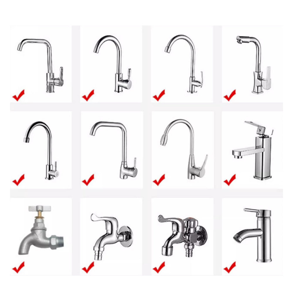 4 Modes Kitchen Sink 360 Flexible Extension Hose Faucet Sprayer Attachment Water Saving Long Nozzle