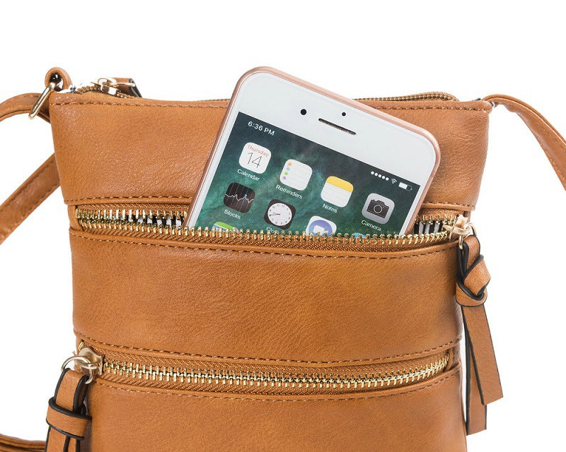 Crossbody Purse Bag Shoulder Bag Multi Pocket Zipper Purse for Women Gift