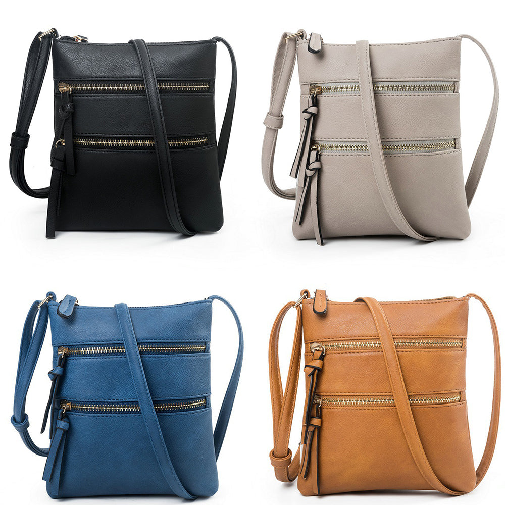 Crossbody Purse Bag Shoulder Bag Multi Pocket Zipper Purse for Women Gift