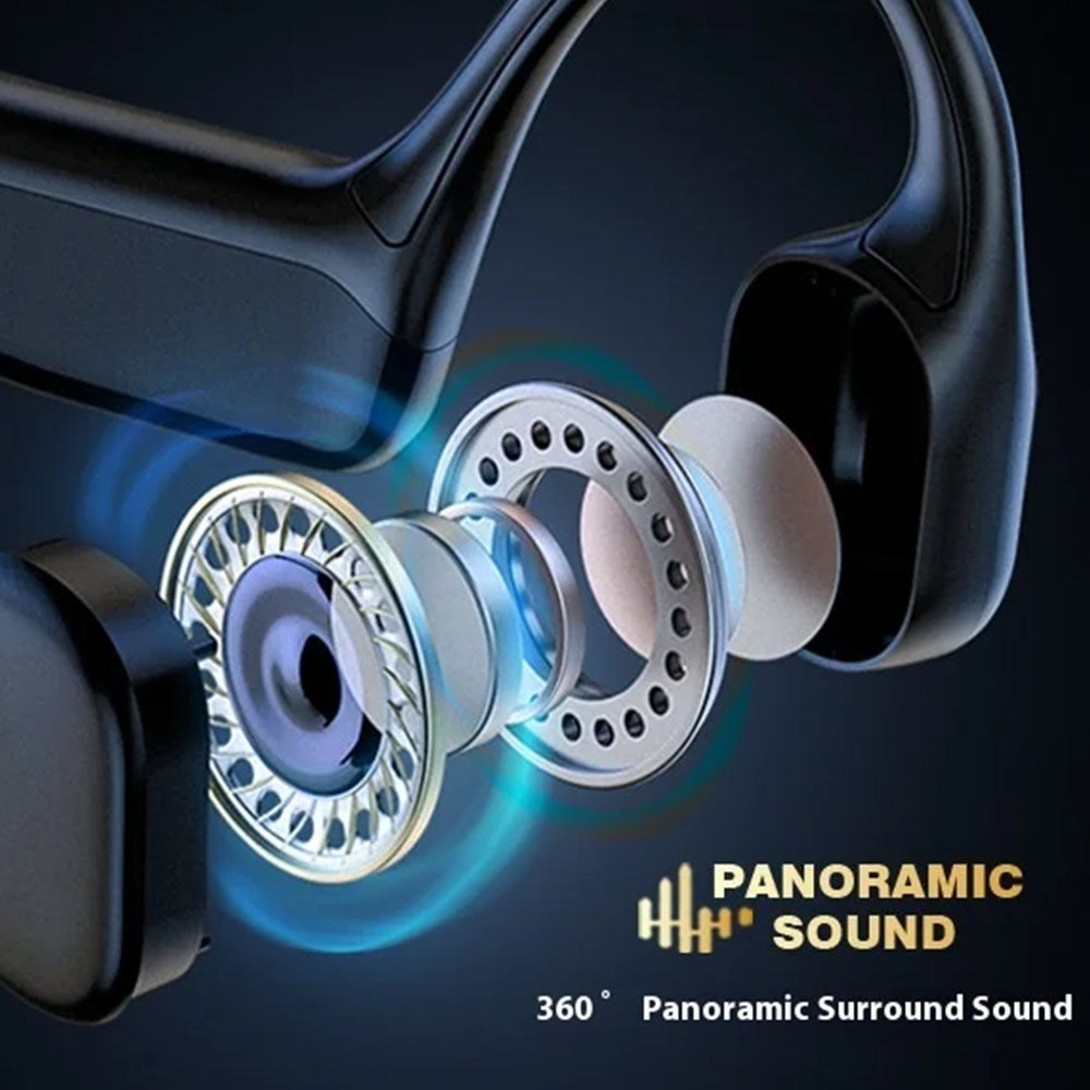 IPX8 Waterproof Bone Conduction Bluetooth Earphones