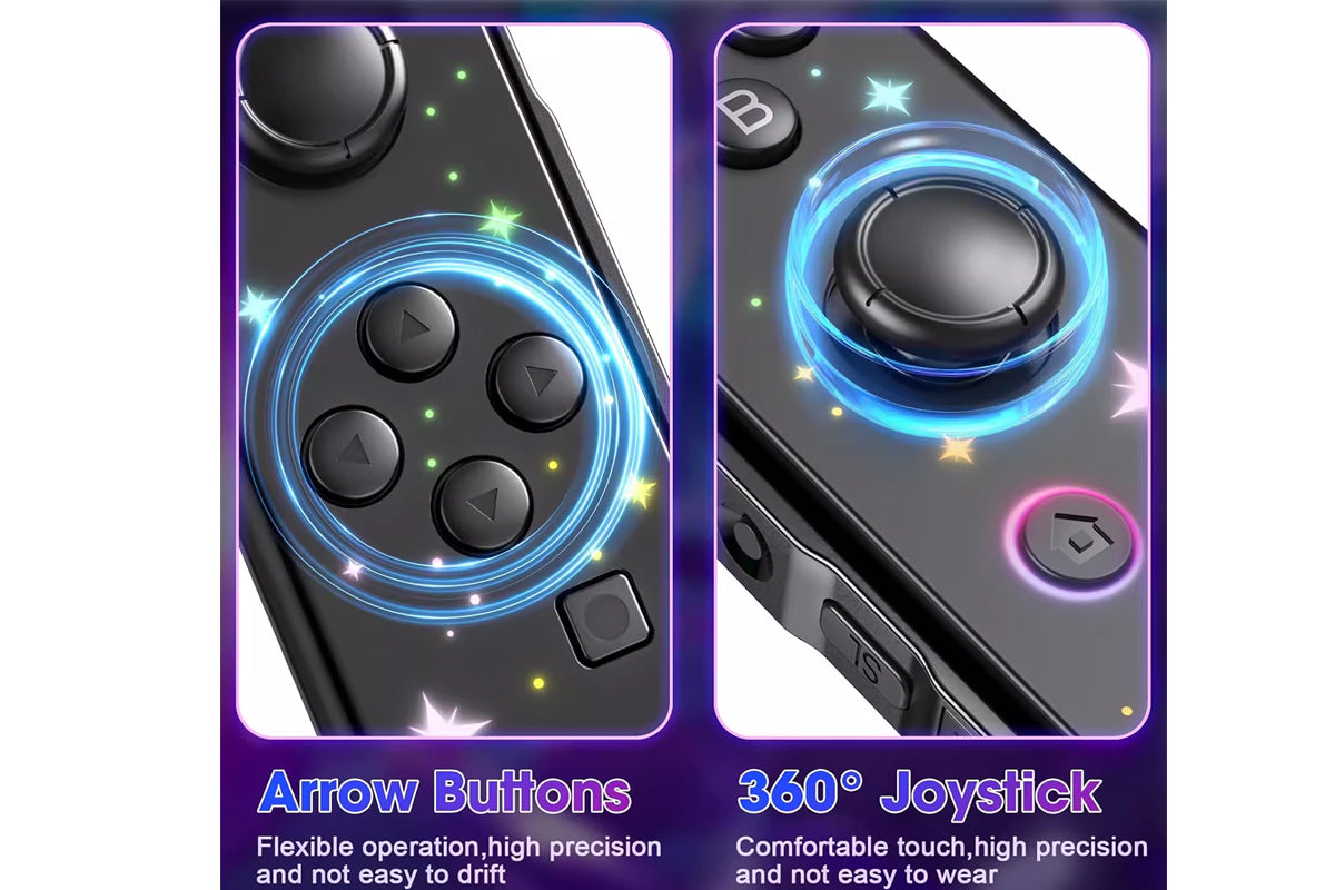 Pair of Replacement Wireless Controllers Compatible with Switch/OLED/Lite