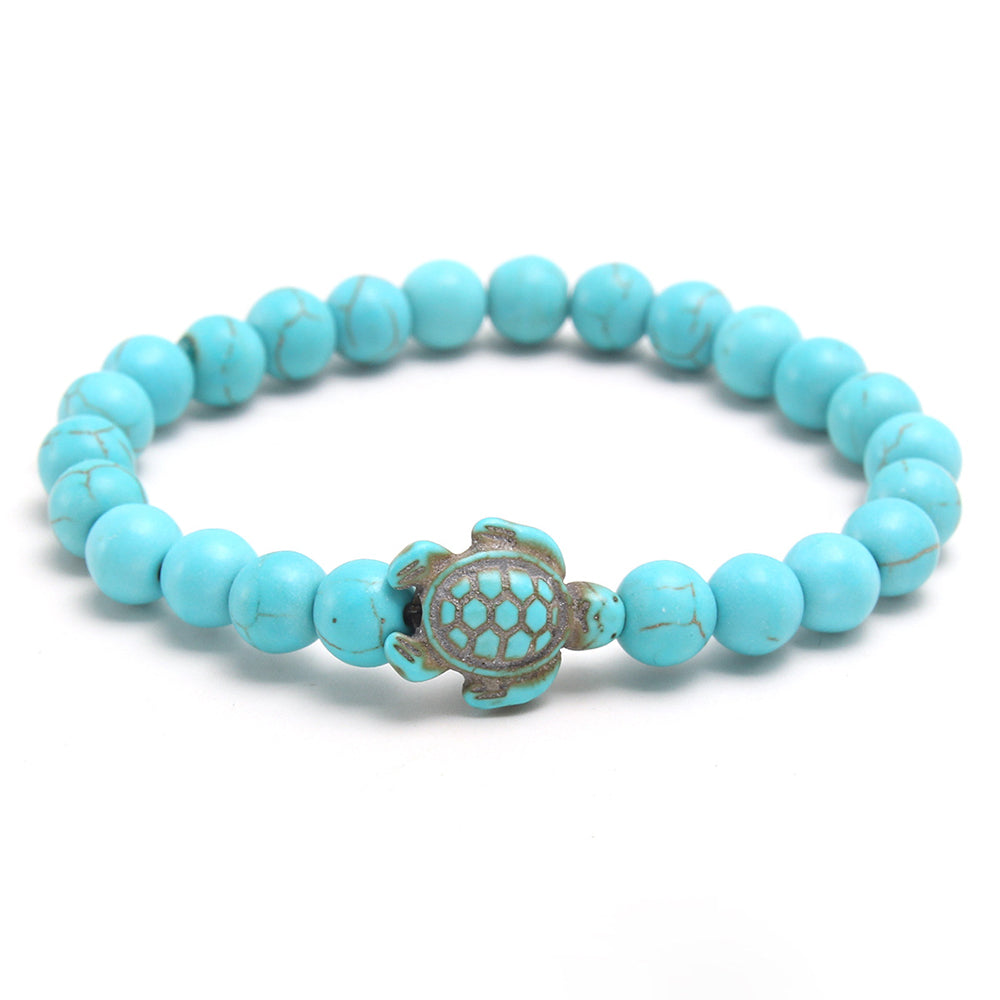 2Pcs Turquoise Turtle Bracelet Friendship Bracelets