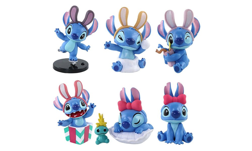 Cartoon Inspired Blind Box 6Pcs Set Collectible Figures Surprise Toys