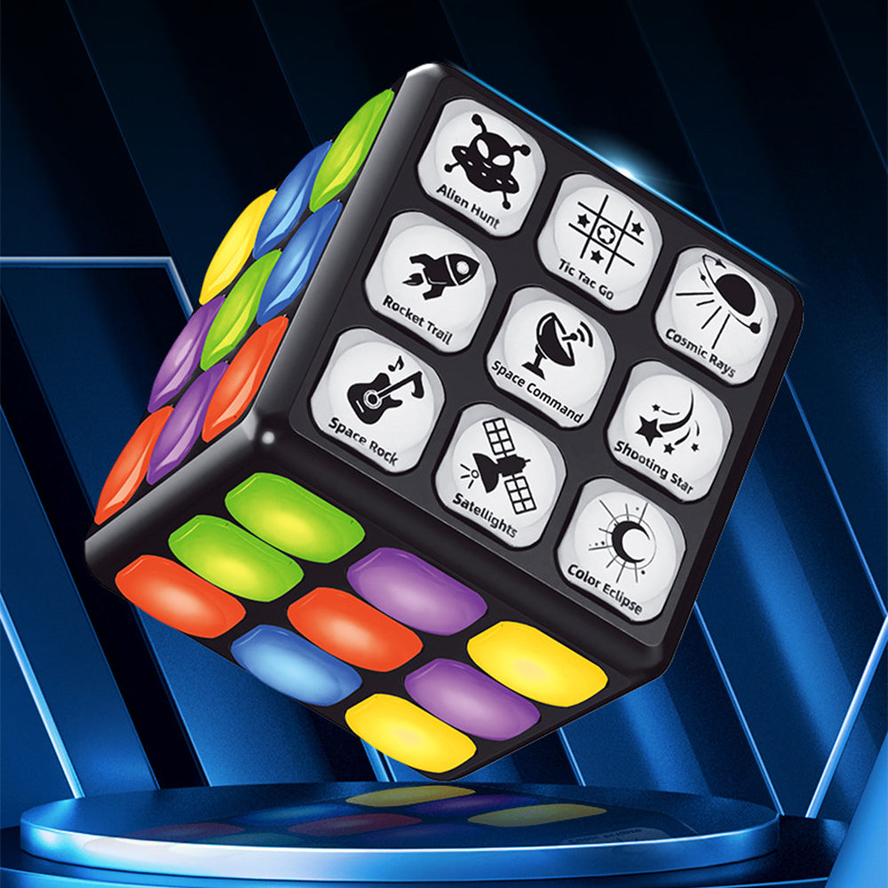 Music Interactive Game Cube 9 Modes Rechargeable Activity Toy for Kids