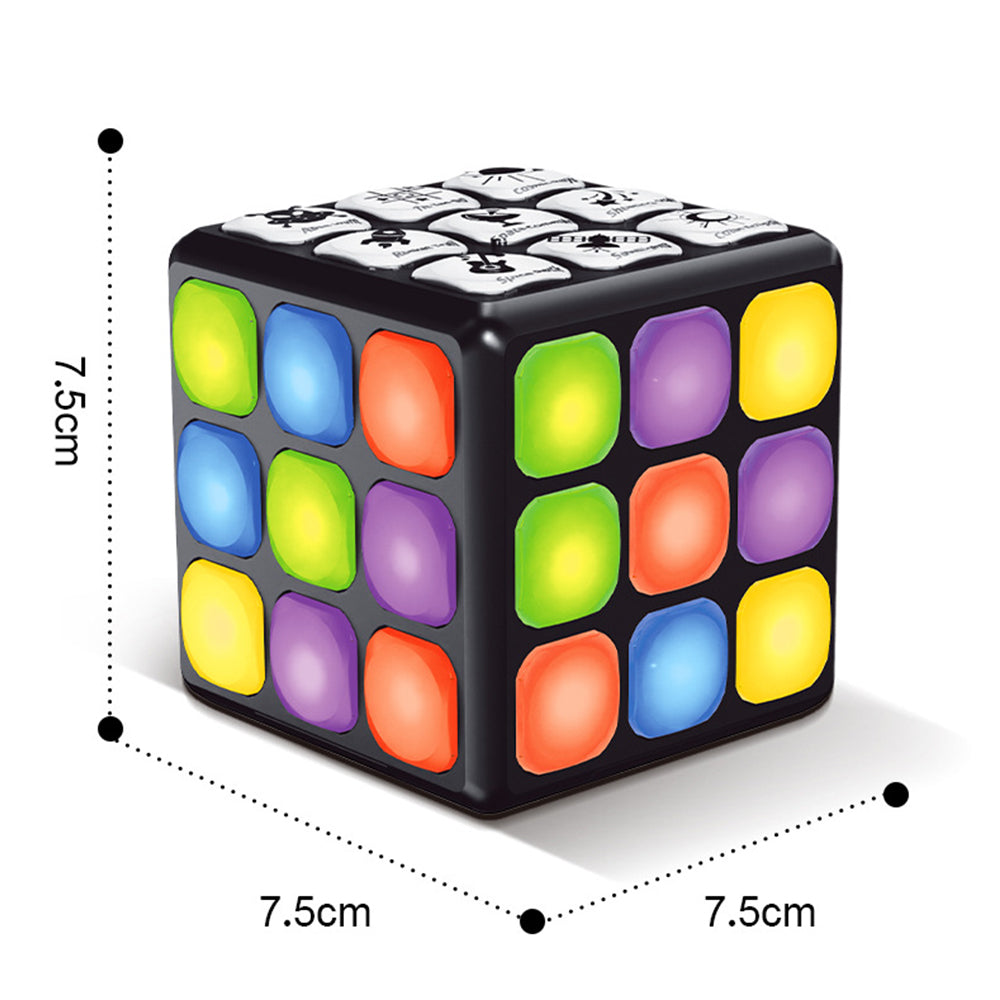 Music Interactive Game Cube 9 Modes Rechargeable Activity Toy for Kids