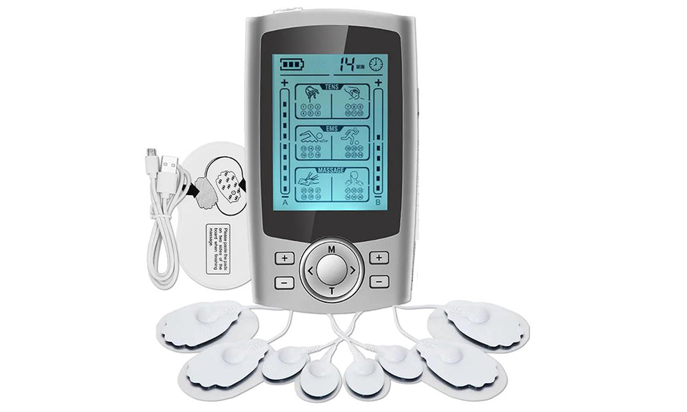 36-Mode EMS TENS Body Massager with Dual Channels & Rechargeable Battery