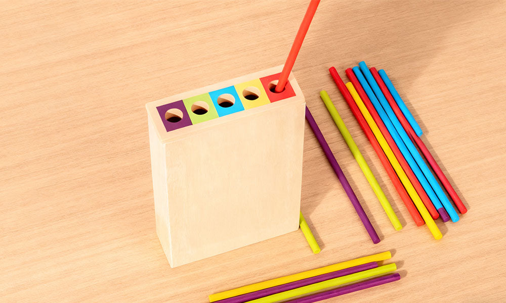 3-in-1 Wooden Stick Pull Game Montessori Family Educational Toy for Kids & Adults