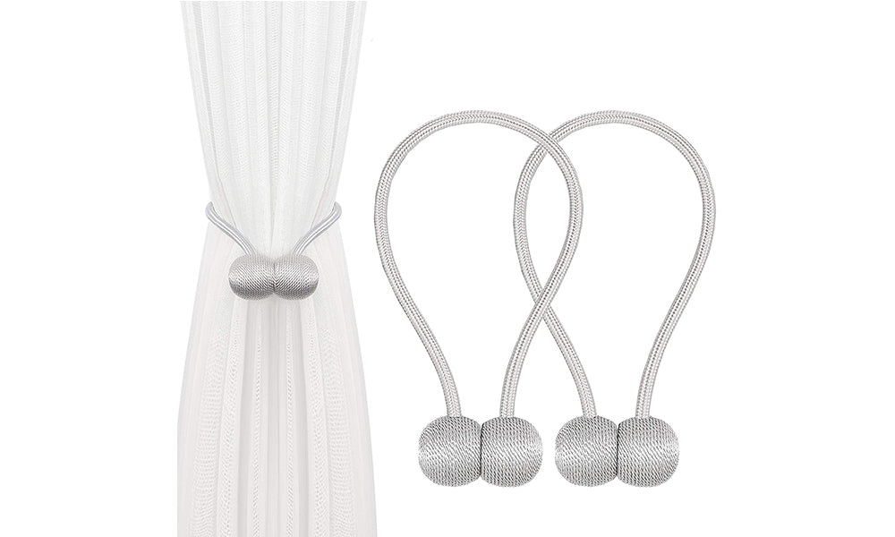 One Pair of Magnetic Curtain Tiebacks