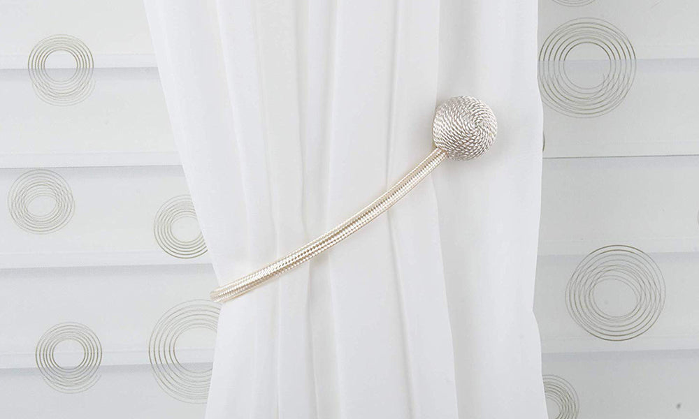 One Pair of Magnetic Curtain Tiebacks