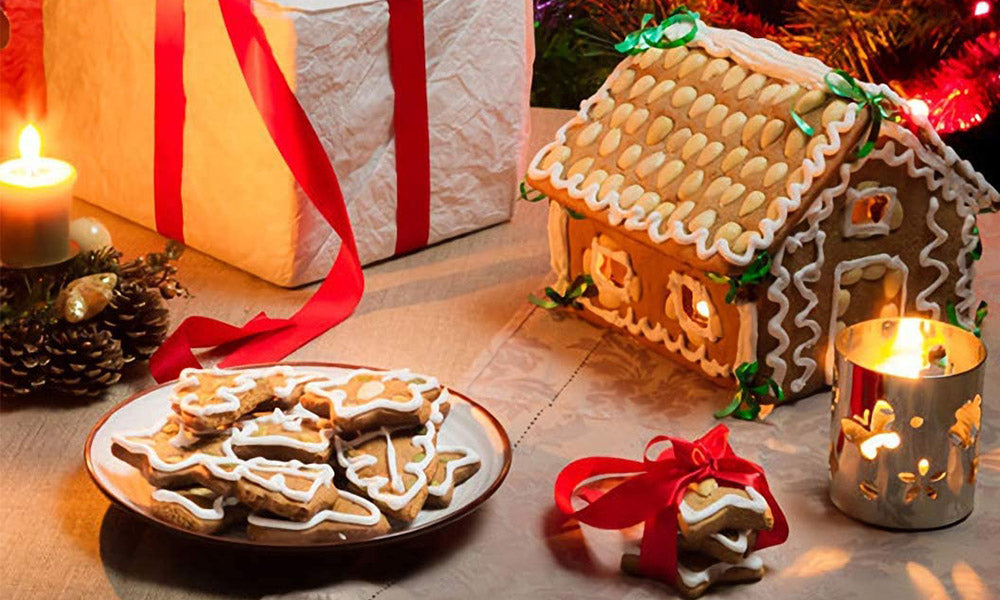 10Pcs Gingerbread House Stainless Steel Biscuit Molds