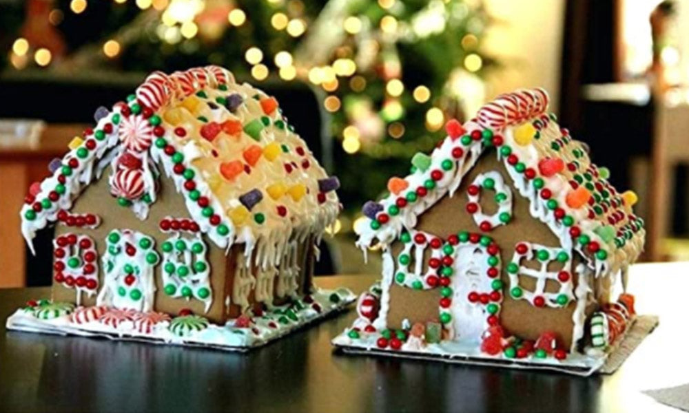 10Pcs Gingerbread House Stainless Steel Biscuit Molds