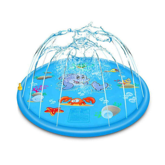 100cm Inflatable Water Spray Pad Outdoor Splash Pad Round Water Splash Play Pad