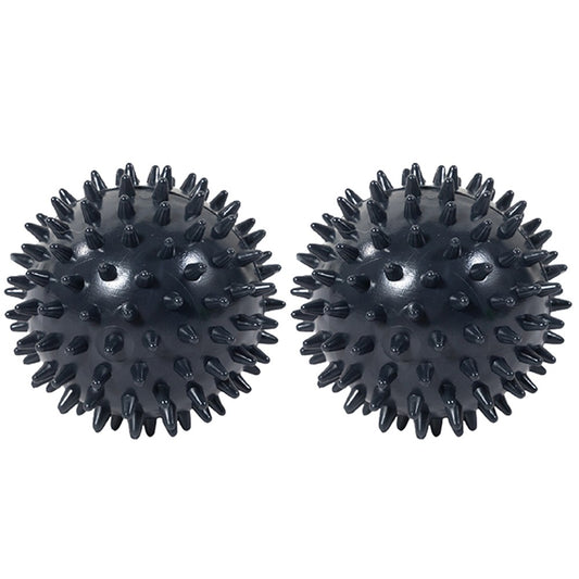 2Pcs Spiky Massage Balls - Black
