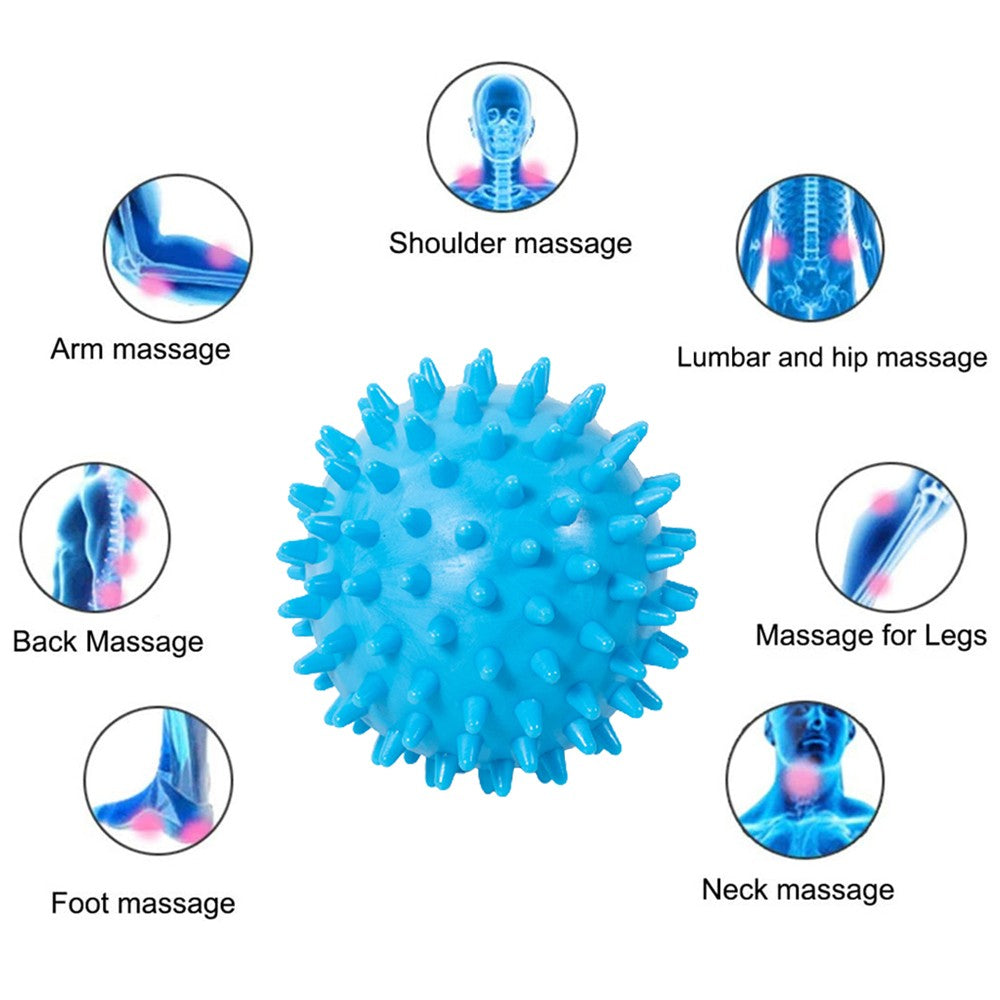 2Pcs Spiky Massage Balls - Blue
