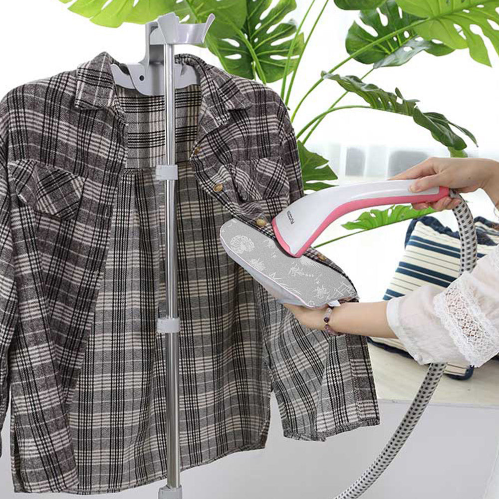 1Pc Garment Steamer Ironing Gloves with Finger Loop - Forest Style Print