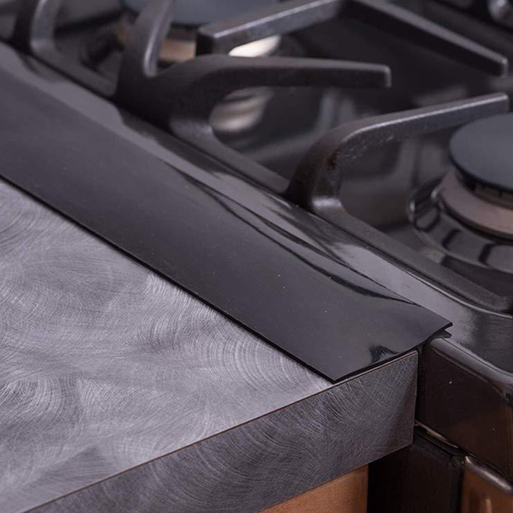 1Pc 21 inches Silicone Stove Gap Covers - Black
