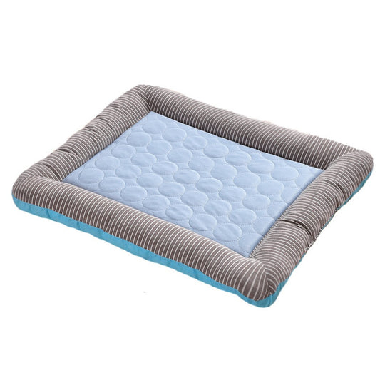 76x58cm Pet Cooling Sleeping Cushion - Blue
