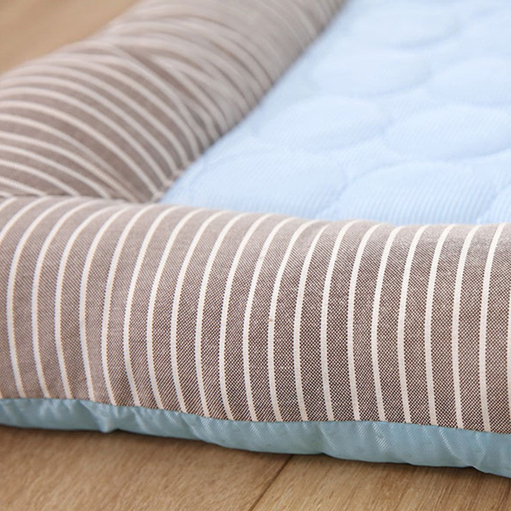 76x58cm Pet Cooling Sleeping Cushion - Blue