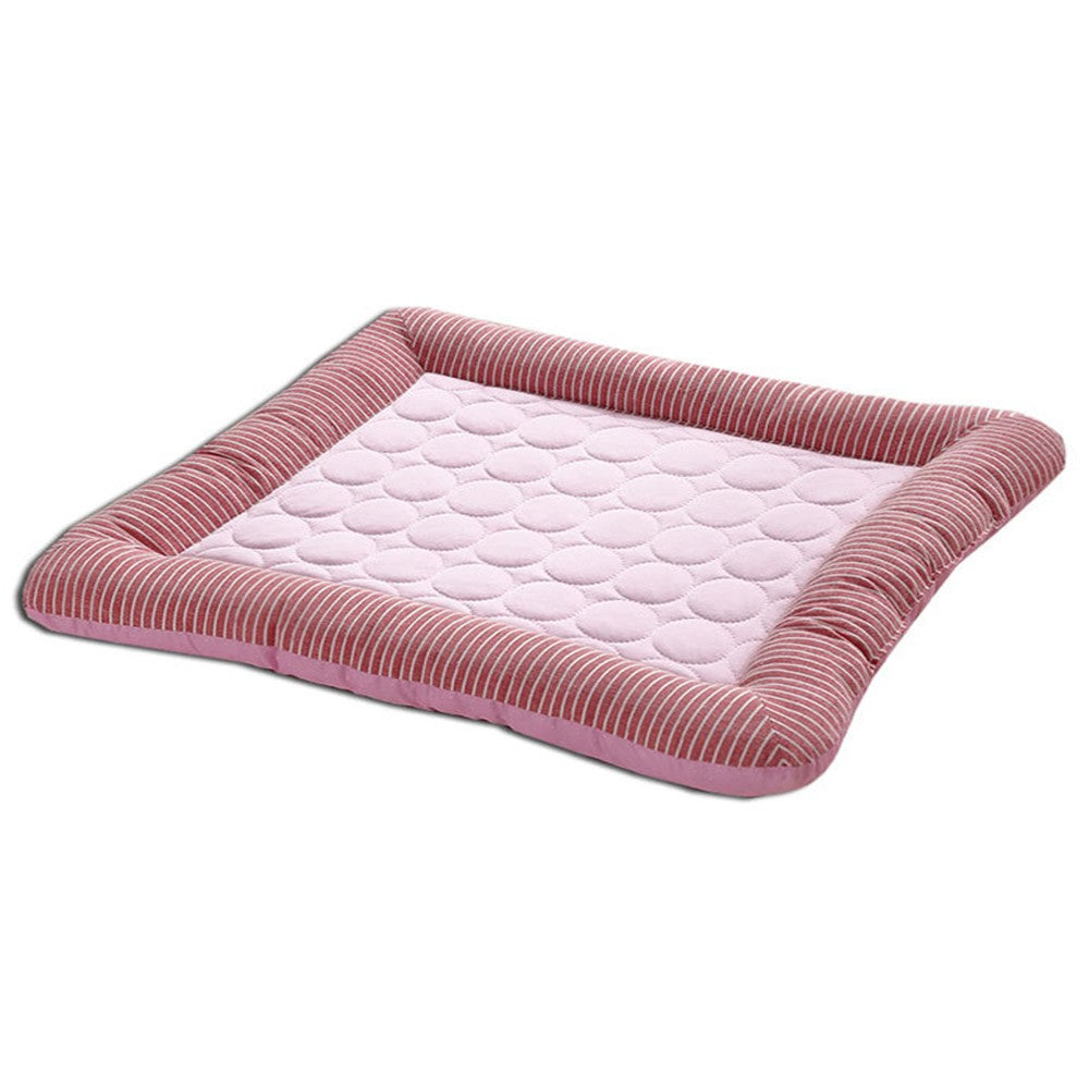 76x58cm Pet Cooling Sleeping Cushion - Pink