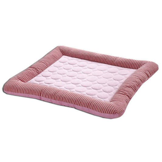 76x58cm Pet Cooling Sleeping Cushion - Pink