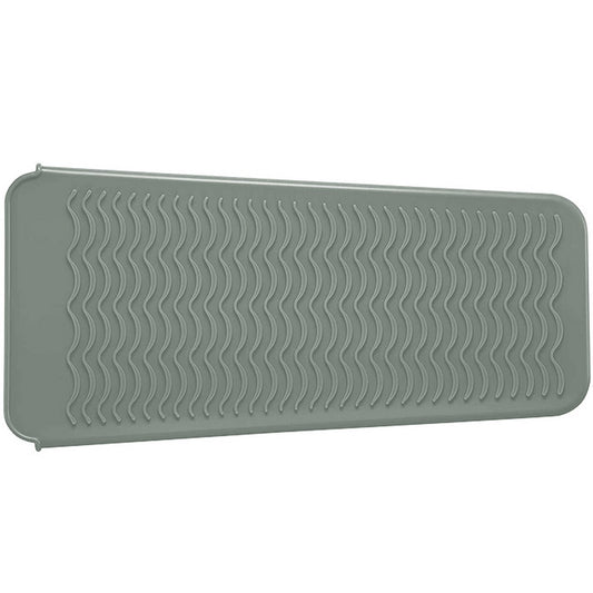 1Pc Heat Resistant Mat Pouch for Curling Irons - Grey