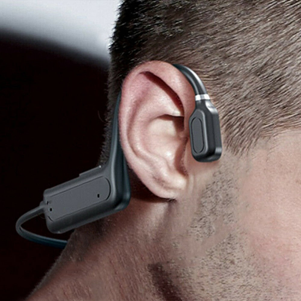 Bone Conduction Bluetooth Earphones - Black