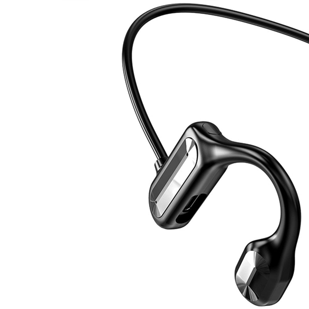 Bone Conduction Bluetooth Earphones - Black