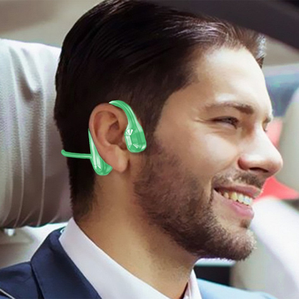Bone Conduction Bluetooth Earphones - Green