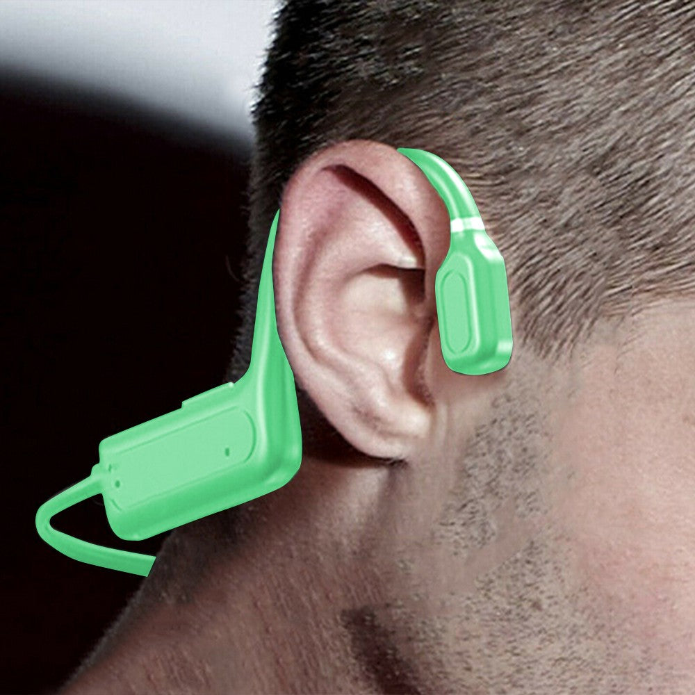 Bone Conduction Bluetooth Earphones - Green