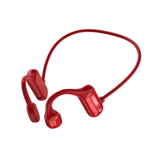 Bone Conduction Bluetooth Earphones - Red
