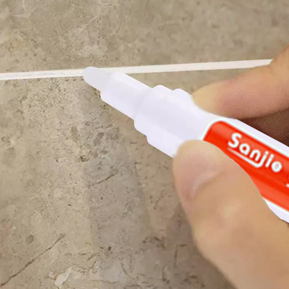 5Pcs Grout Tile Repair Pen Grout Pen Tile Paint Marker Grout Colorant Pens Beige
