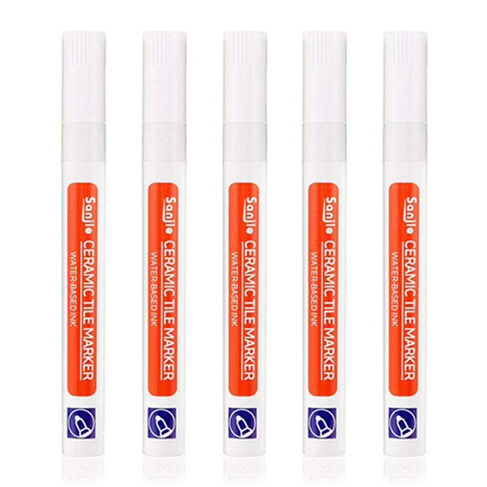 5Pcs Grout Tile Repair Pen - White